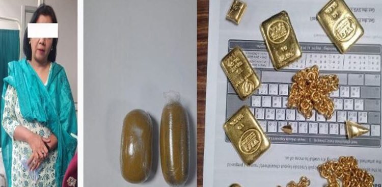 त्रिभुवन विमानस्थलबाट आज पनि ८५० ग्राम सुन प्रहरीको नियन्त्रणमा