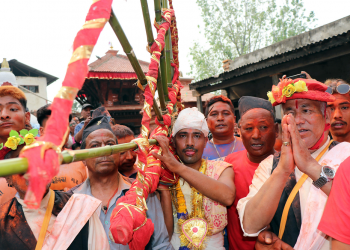 बोडेका सुजन दोस्रो पटक जिब्रो छेडेर जात्रालाई निरन्तरता दिँदै