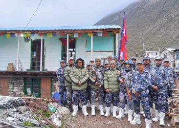 गोरखाको साम्दोमा सशस्त्रको बिओपी स्थापना