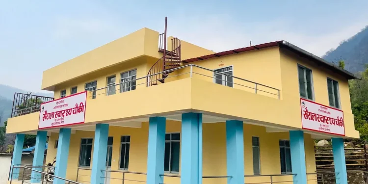 खैरालामा स्वास्थ्यचौकी भवन निर्माण