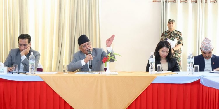 सुनकोशी मरिन डाइभर्सनको बाँकी काम निर्धारित समयमै सम्पन्न होस् : प्रधानमन्त्री ‘प्रचण्ड’