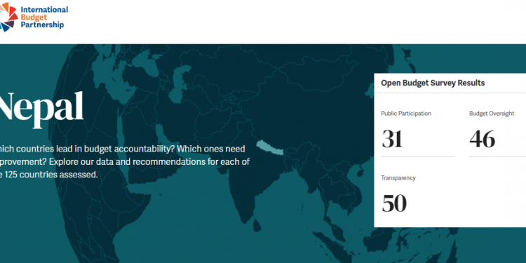 बजेट पारदर्शितामा नेपाल ५८औँ स्थानमा : आईबिपी