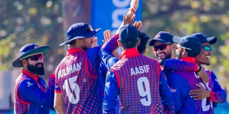 अभ्यास खेलमा क्यानडासँग नेपाल ६३ रनले पराजित