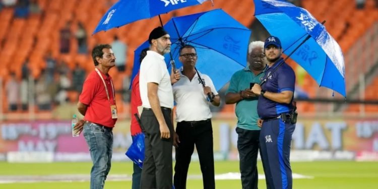 वर्षाका कारण कोलकाता र गुजरातबीचको खेल रद्द, गुजरातको प्लेअफ सम्भावना सकियो