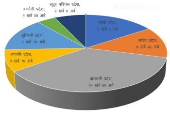अर्थतन्त्रमा प्रादेशिक योगदान : बागमतीको सबैभन्दा बढी र कर्णालीको सबैभन्दा कम