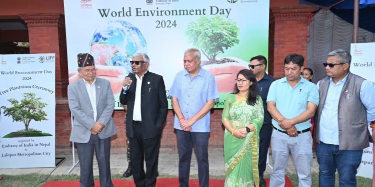 नेपालस्थित भारतीय दूतावासले मनायो विश्व वातावरण दिवस