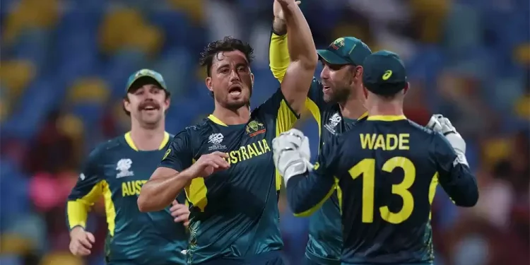 टी-२० विश्वकपमा अस्ट्रेलियाको विजयी शुरुवात