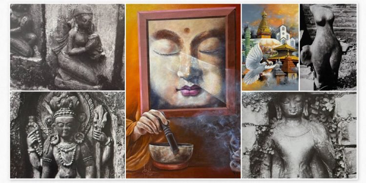 भित्तामा भेटिए हराएका मूर्तिहरू