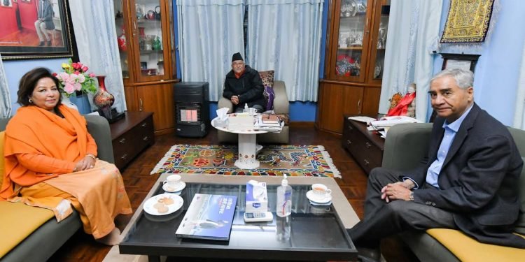 देउवा र ओलीबीच बालकोटमा अर्थपूर्ण भेटवार्ता