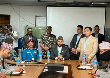 विमानस्थलको अध्यागमन कार्यालयमा सुधार आएको छ: गृहमन्त्री लामिछाने