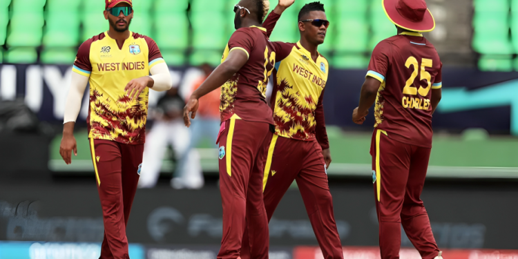 विश्वकपमा वेस्ट इन्डिजको सुखद सुरूवात, पीएनजीलाई ५ विकेटले हरायो