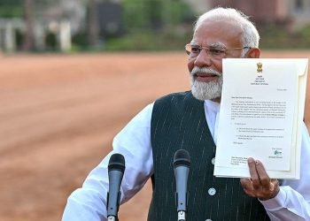 भारतको प्रधानमन्त्रीमा नरेन्द्र मोदी नियुक्त