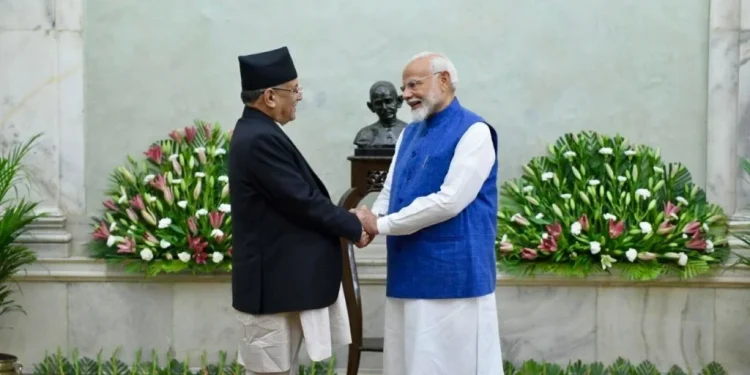 मोदीको नेतृत्वमा नेपाल–भारत सम्बन्ध समृद्ध हुने प्रधानमन्त्री प्रचण्डको विश्वास