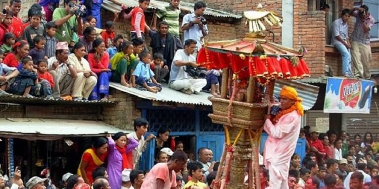 १४ सय २० वर्ष पुरानो पनौती जात्रा मनाइँदै