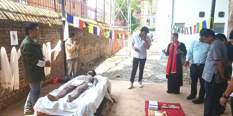 जीवन-मरणको सम्बन्ध दर्शाउने प्रतिस्थापन कला