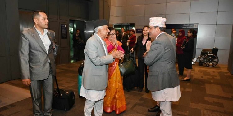 राष्ट्रपति पौडेललाई कतारमा स्वागत