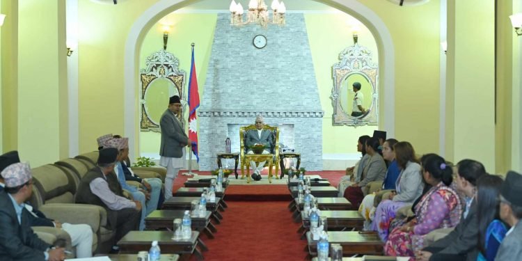 लोकतन्त्र सुदृढ हुन ‘मोरल अथोरीटी’ को सम्मान गर्ने संस्कार आवश्यक : राष्ट्रपति