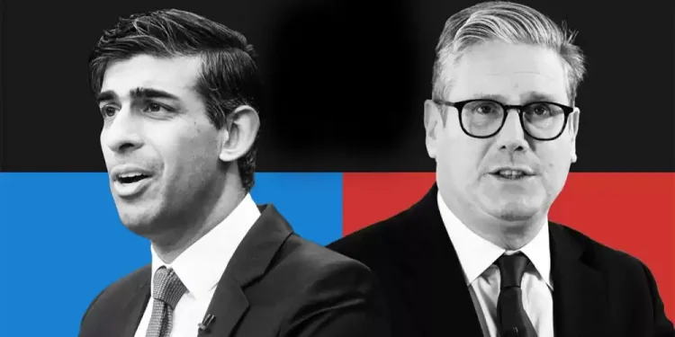 बेलायतमा सुनकको पार्टीको लज्जास्पद हार हुने प्रक्षेपण