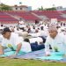 पोखरामा मनाइयो योग दिवस