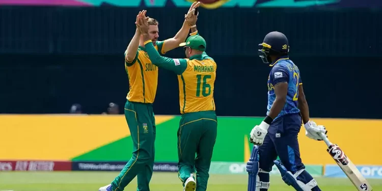 श्रीलंकामाथि दक्षिण अफ्रिका ६ विकेटले विजयी