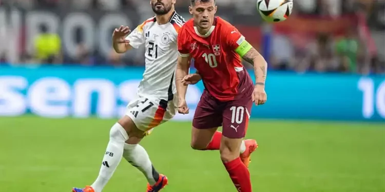 जर्मनी र स्वीजरल्याण्ड युरोकपको नकआउट चरणमा