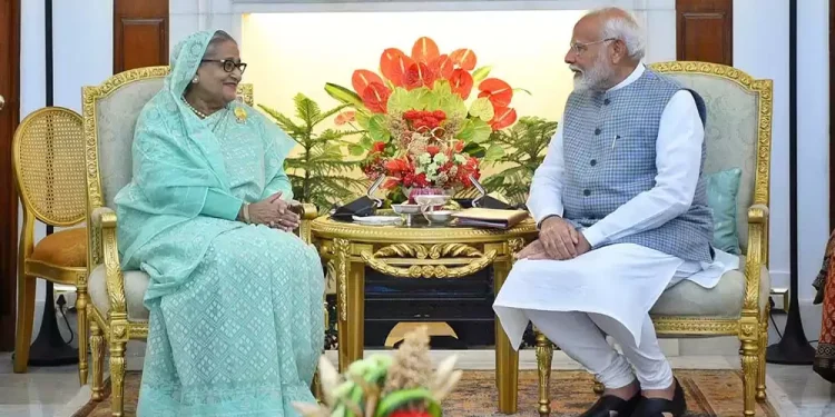 बंगलादेश र भारतबीच रेल कनेक्टिभिटी, व्यापार प्रवर्द्धन र हरित साझेदारीका लागि सम्झौता