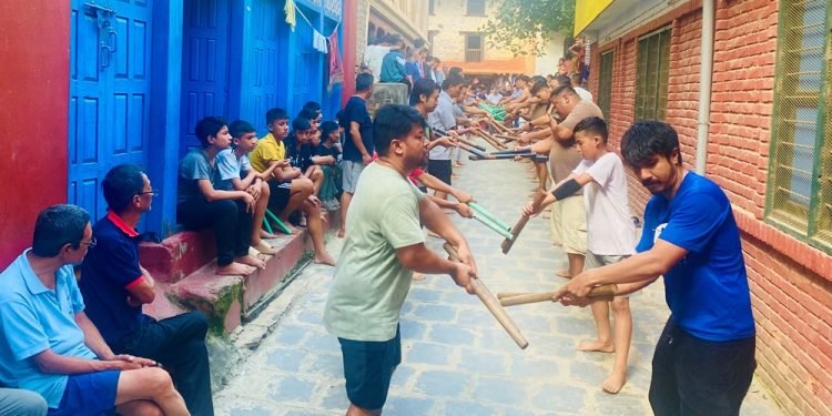 बागलुङमा भदौदेखि ऐतिहासिक हनुमान नाच प्रदर्शन हुँदै