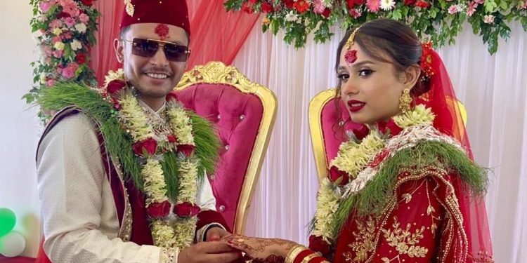 कलाकार सागर लम्साल ‘बले’ वैवाहिक बन्धनमा गाँसिए