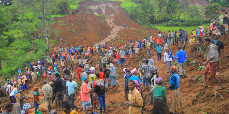 इथियोपियामा पहिरोमा परी मृत्यु हुनेको सङ्ख्या २२९ पुग्यो