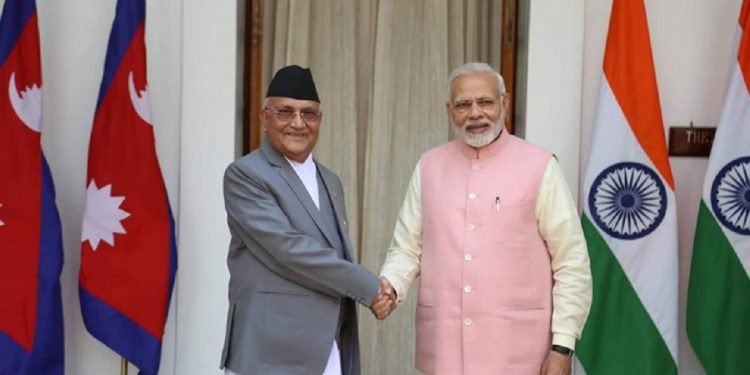 भारतीय प्रधानमन्त्रीले दिए ओलीलाई बधाइ