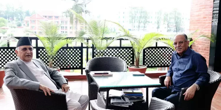 मार्गप्रशस्त गर्न प्रचण्डलाई ओलीको आग्रह