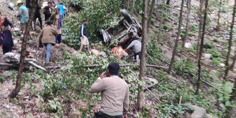 रोल्पा जीप दुर्घटना अपडेटः ७ जनाको मृत्यु, ७ जना घाइते
