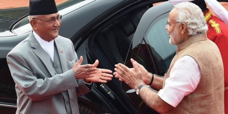 प्रधानमन्त्री ओलीलाई भारतीय समकक्षी मोदीले दिए औपचारिक बधाई