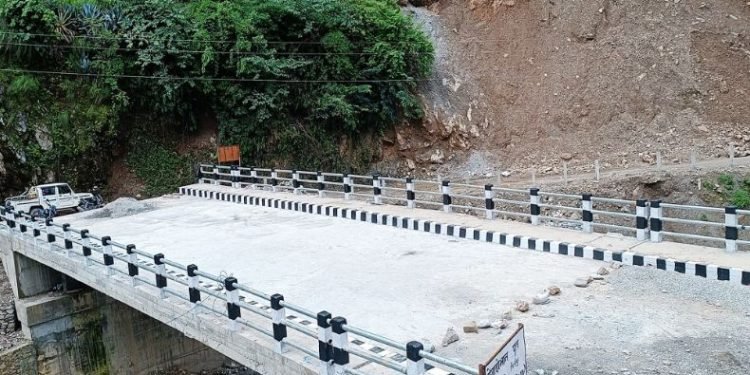 बागलुङको बोङ्गाखोलामा दुई करोड ७१ लाखको पक्की पुल