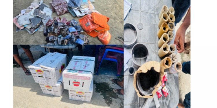 भन्सार छली ल्याइएका ४० हजार बराबरका सामान बरामद