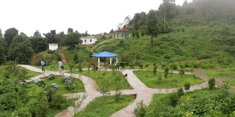 भोजपुरको आमचोकमा दाक्बुराङ वनस्पति उद्यान