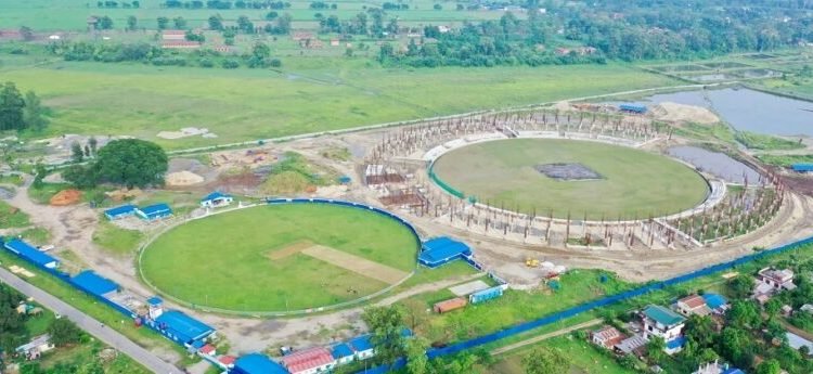 गौतमबुद्ध क्रिकेट रङ्गशाला निर्माण सुरु