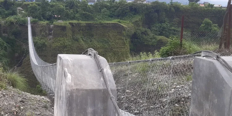 मालेपाटन जोडिने झोलुङ्गे पुल सञ्चालन