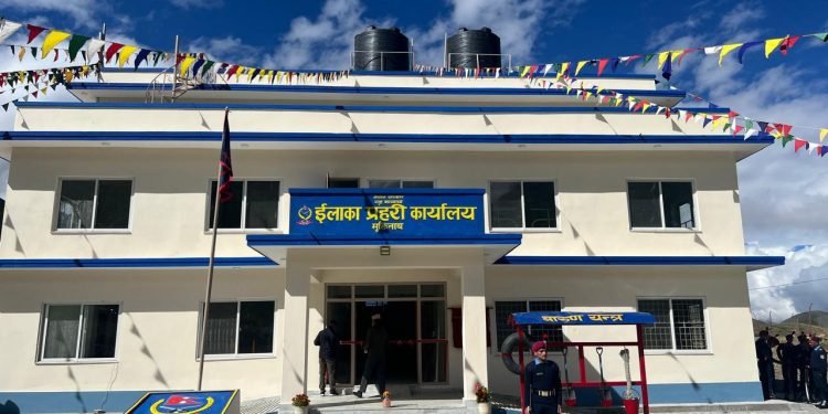 मुक्तिनाथमा प्रहरीलाई सुविधा सम्पन्न कार्यालय भवन