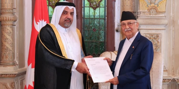 ‘एसियन कोअपरेसन डायलग’ मा सहभागी हुन प्रधानमन्त्रीलाई कतारको निमन्त्रणा