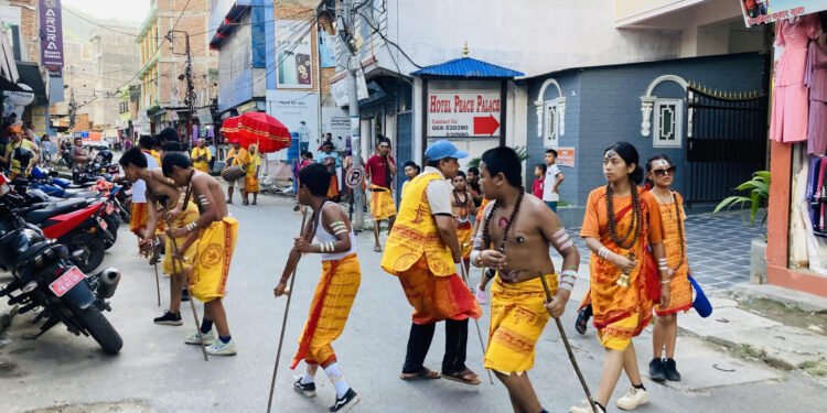 भदौरे नाच संरक्षण गर्दै बागलुङका नेवार समुदाय
