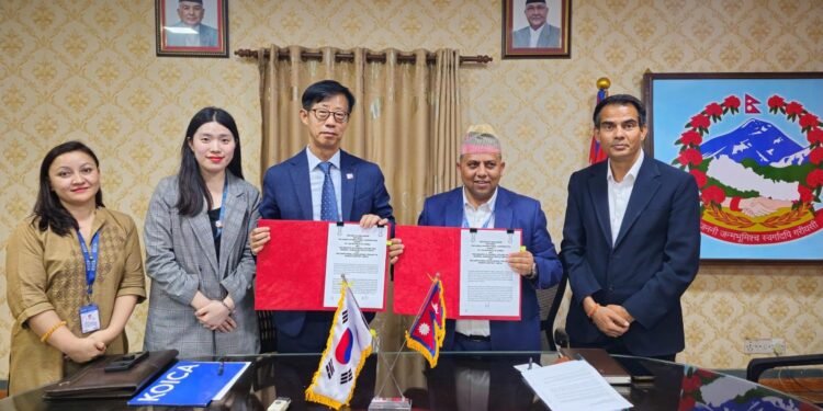 समावेशी ग्रामीण विकासका लागि कोरियाले एक अर्ब बढी सहयोग गर्ने