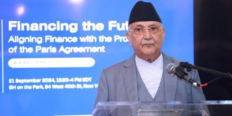कार्बन उत्सर्जन गर्ने मुलुकले क्षतिपूर्ति दिनैपर्छ : प्रधानमन्त्री ओली