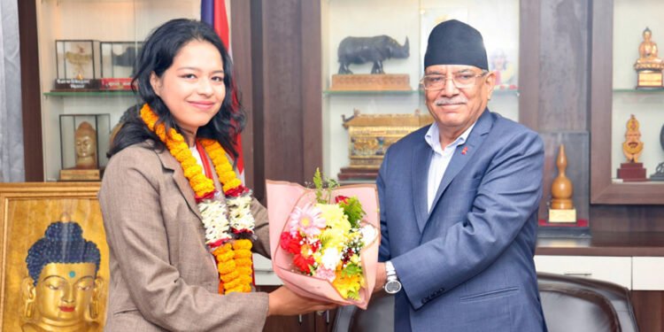 पलेशाको जितले विश्वभरिका नेपालीलाई गौरव प्राप्त भएको छ- प्रचण्ड
