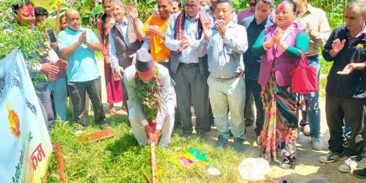 उलीवास-पूर्णगाउँ-पैँयुकोट-लुङ्खु सडक स्तरोन्नति