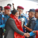 च्याम्पियन नेपाल पुलिसका खेलाडीलाई भव्य स्वागत
