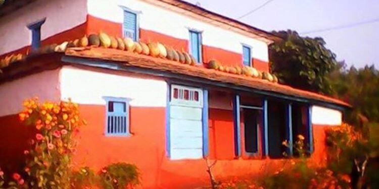 दसैँमा माटो र कमेरोले घर रंग्याउने चलन हराउँदै