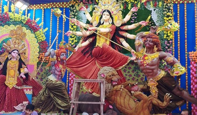 मिथिला क्षेत्रमा सुरु भयो दुर्गा भवानीको मूर्ति पूजा