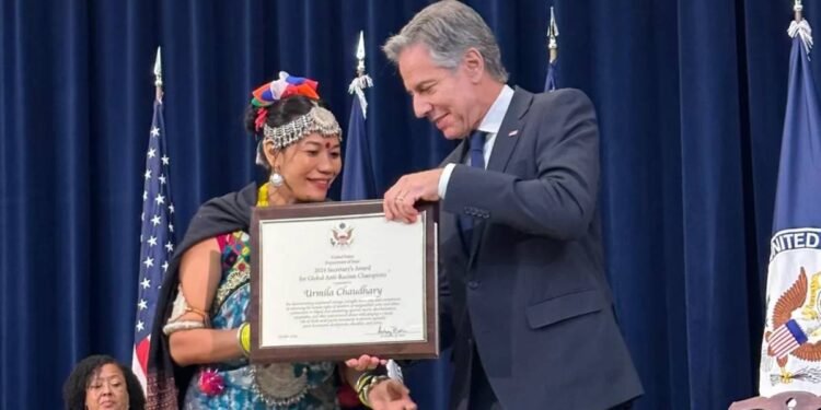 अभियन्ता चौधरीलाई ‘ग्लोबल एन्टी रेसिजम च्याम्पेनसिप अवार्ड’