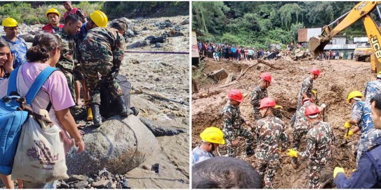 बाढीपहिरोबाट २४४ जनाको मृत्यु, अझै १९ जना बेपत्ता